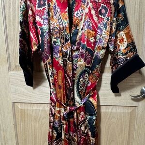 Vintage California Dynasty Satin Kimono Robe and gown